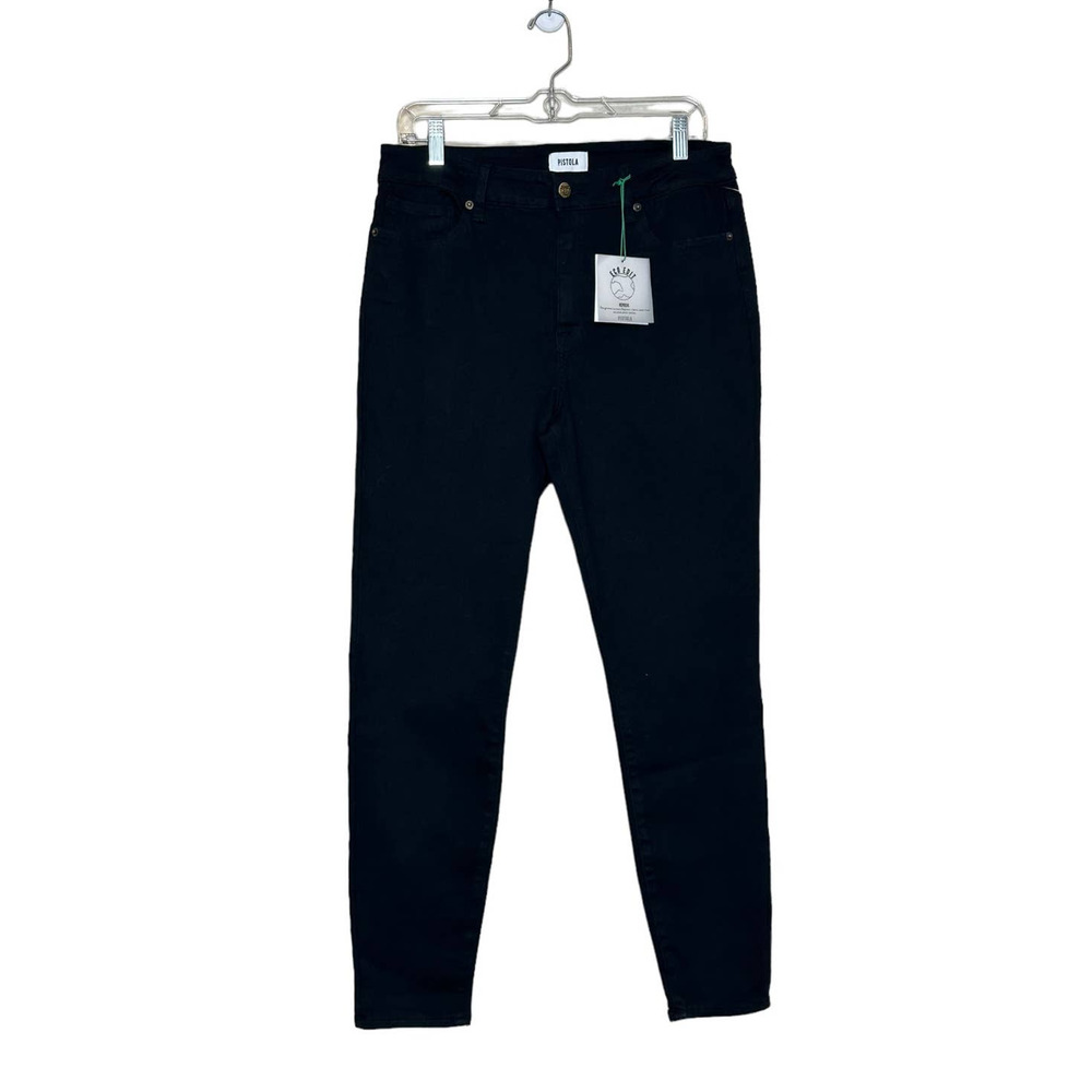 Pistola black skinny stretched ankle jeans size 26